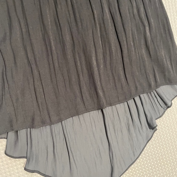 Zara black and navy blue high low dress us size small - Picture 4 of 6